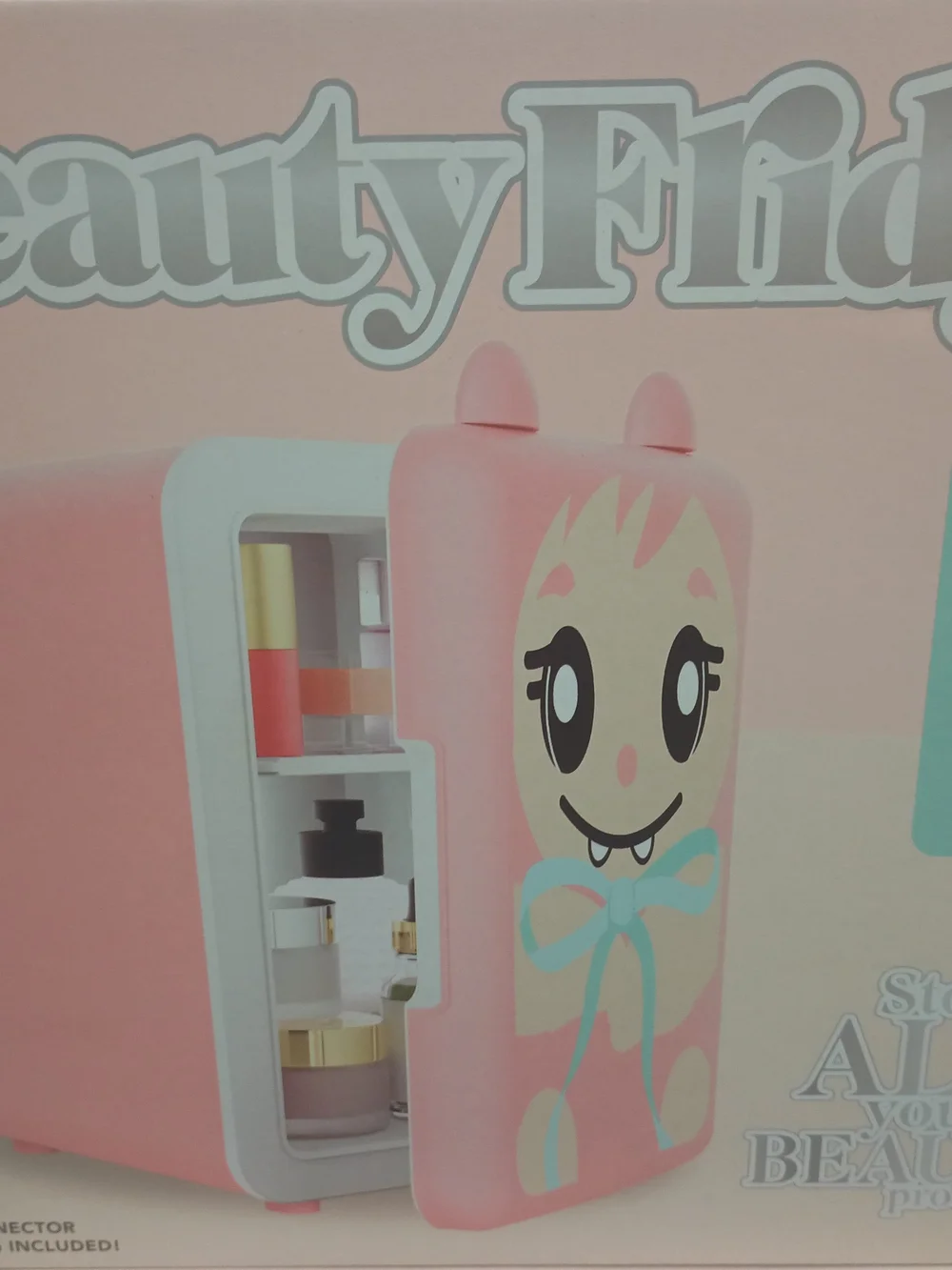 Kids Pink Mini Beauty Fridge for Bath Skin & Hair